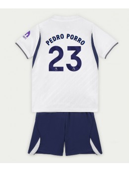 Otroški Nogometna dresi replika Tottenham Hotspur Pedro Porro #23 Domači 2026-27 Kratek rokav (+ hlače)
